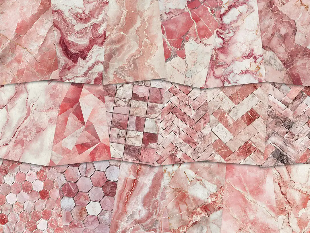 Light Rose Red Marble