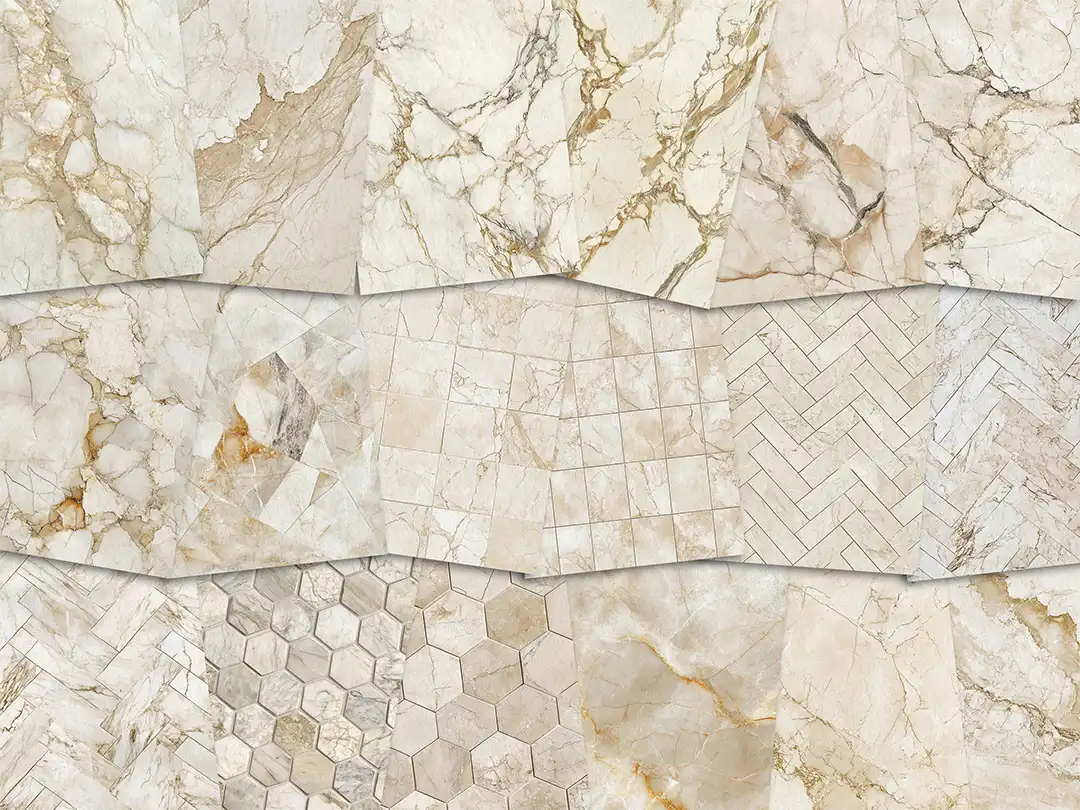 Light Vanilla Cream Marble