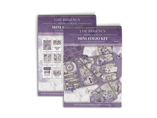 The Regency Midnight Plum Mini Folio Kit Style 2