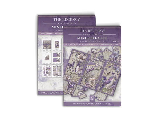 The Regency Midnight Plum Mini Folio Kit Style 3