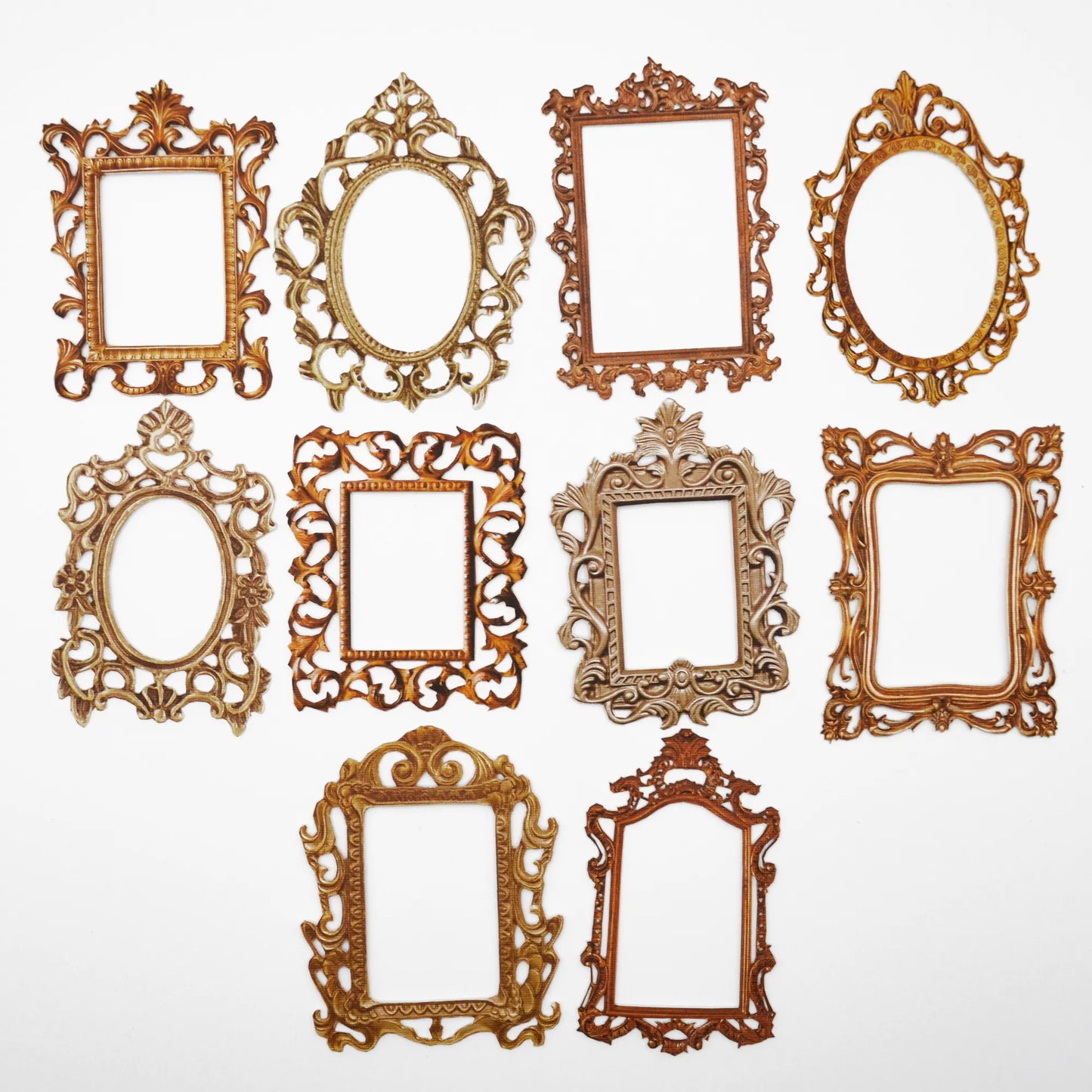 Romantic Frames Embellishment : Golden