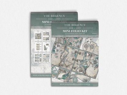 The Regency Sage & Satin Mini Folio Kit Style 1