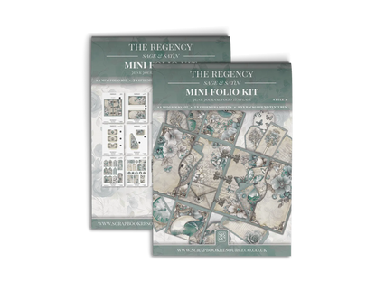 The Regency Sage & Satin Mini Folio Kit Style 1