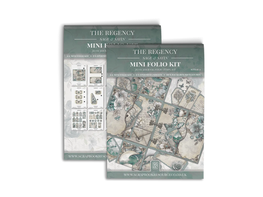 The Regency Sage & Satin Mini Folio Kit Style 1