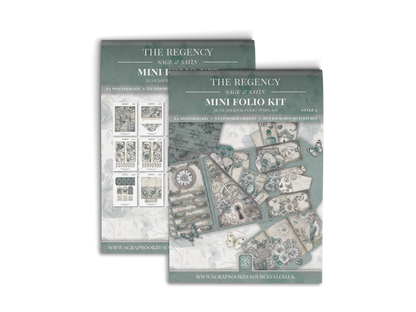 The Regency Sage & Satin Mini Folio Kit Style 2
