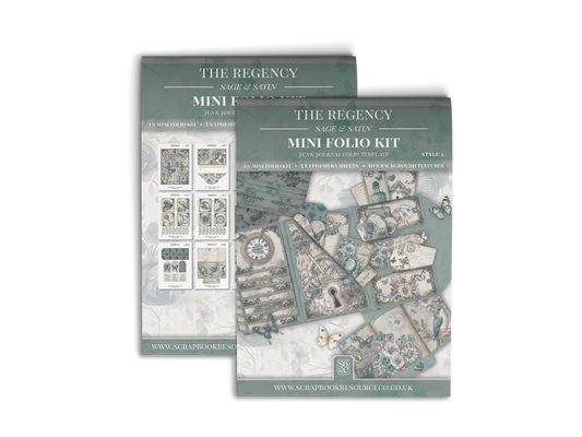 The Regency Sage & Satin Mini Folio Kit Style 2