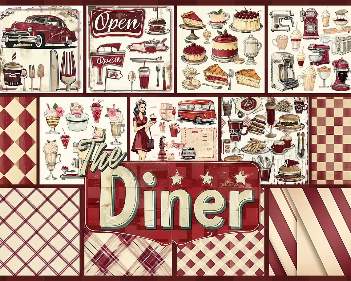 The Diner - ScrapBookResourceCo