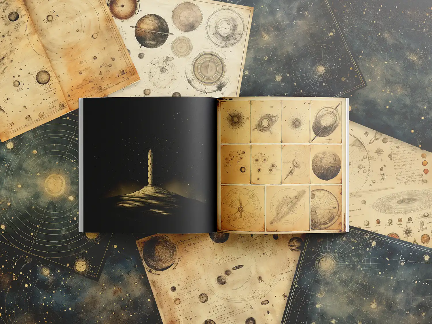 The Lone Astronomer - ScrapBookResourceCo