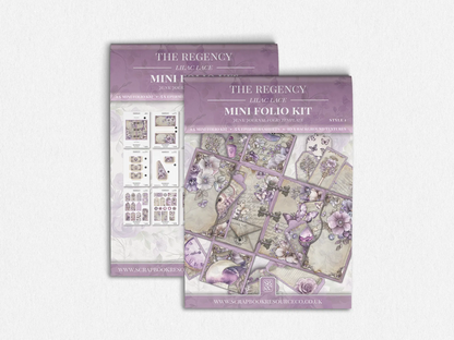 The Regency Lilac Lace Mini Folio Kit Style 1