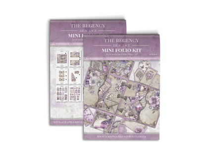 The Regency Lilac Lace Mini Folio Kit Style 1