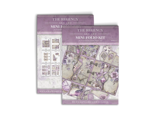 The Regency Lilac Lace Mini Folio Kit Style 1