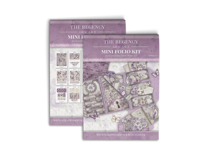 The Regency Lilac Lace Mini Folio Kit Style 2