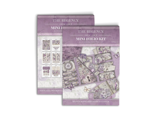 The Regency Lilac Lace Mini Folio Kit Style 2