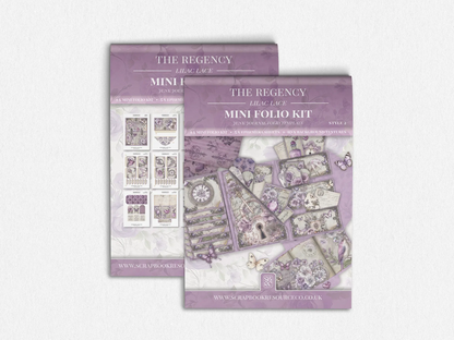 The Regency Lilac Lace Mini Folio Kit Style 2