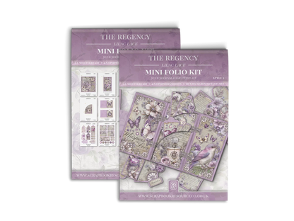 The Regency Lilac Lace Mini Folio Kit Style 3