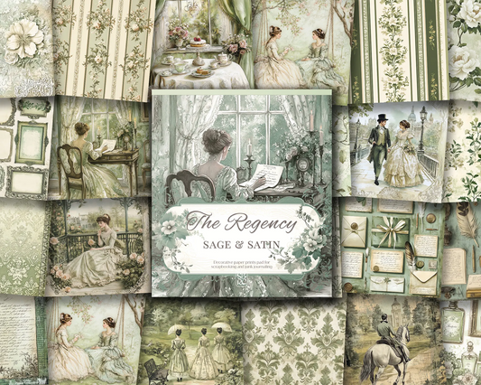 The Regency : Sage and Satin
