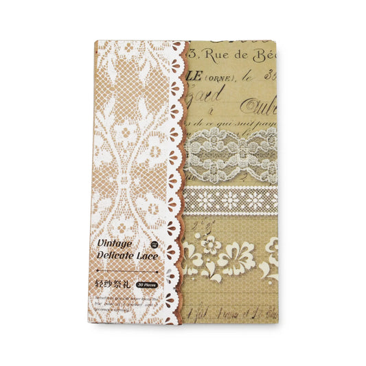 Vintage Lace 4 : Decorative Lace Paper Sheets