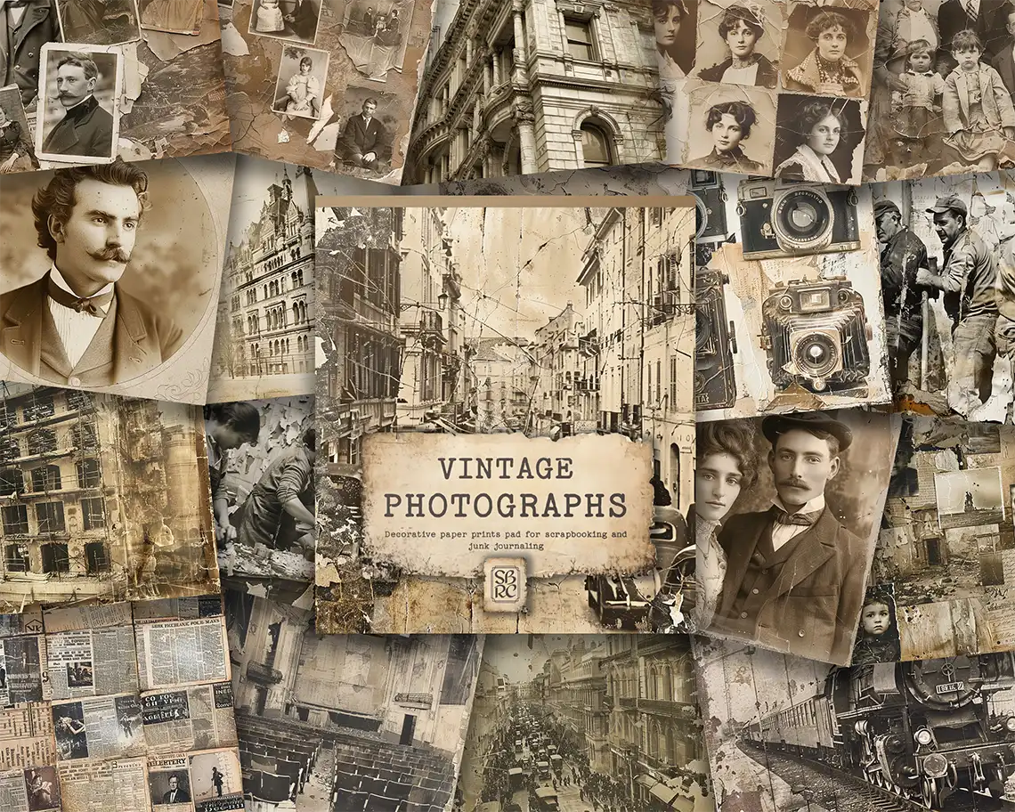Vintage Photographs - ScrapBookResourceCo