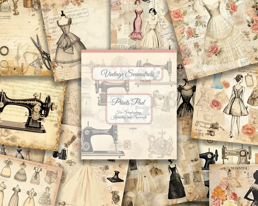 Vintage Seamstress - ScrapBookResourceCo