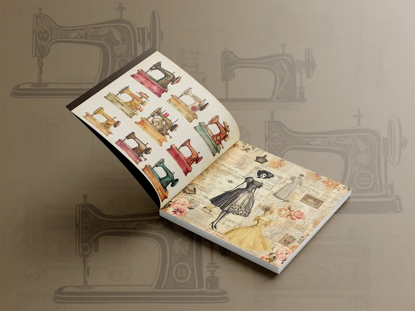 Vintage Seamstress - ScrapBookResourceCo