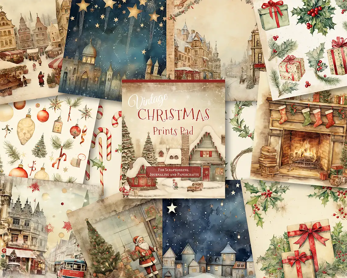 Vintage Christmas - ScrapBookResourceCo