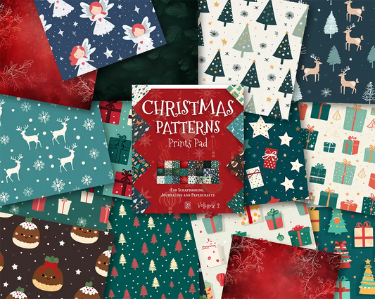 Christmas Patterns 2 - ScrapBookResourceCo